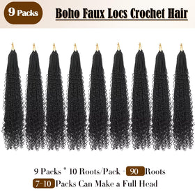 WSTAR Boho Goddess Locs color options offer versatile looks.