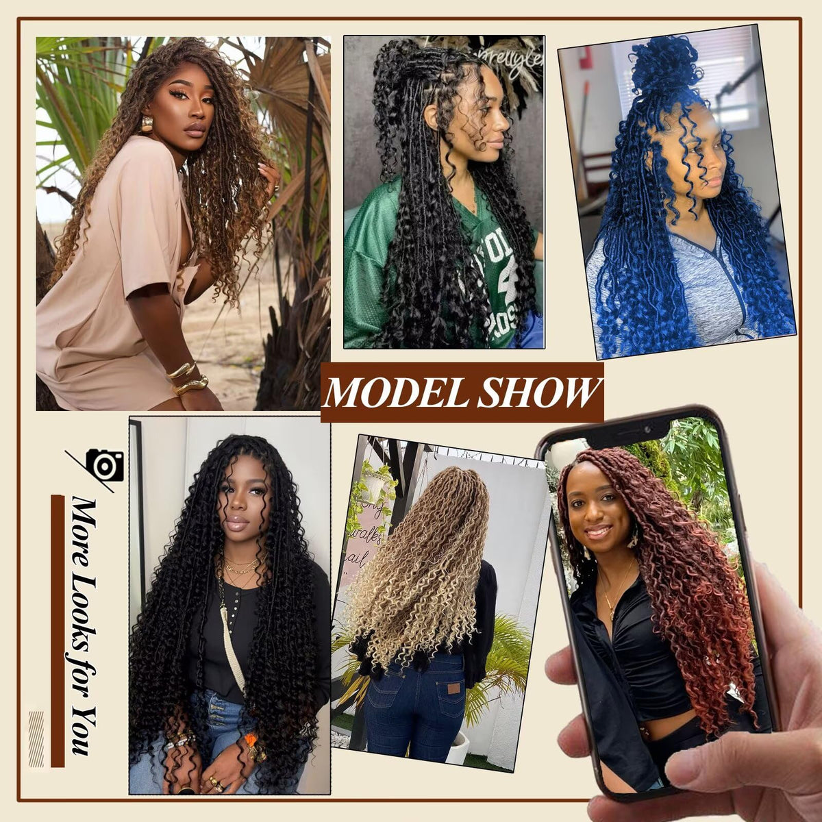 WSTAR Boho Goddess Locs crochet tool and beads included.