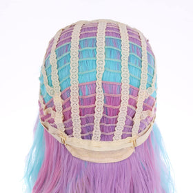 WTHCOS Rainbow Wig 35cm length offers a playful shoulder silhouette
