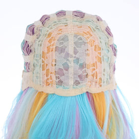 WTHCOS Rainbow Wig adjustable-cap design supports secure fit