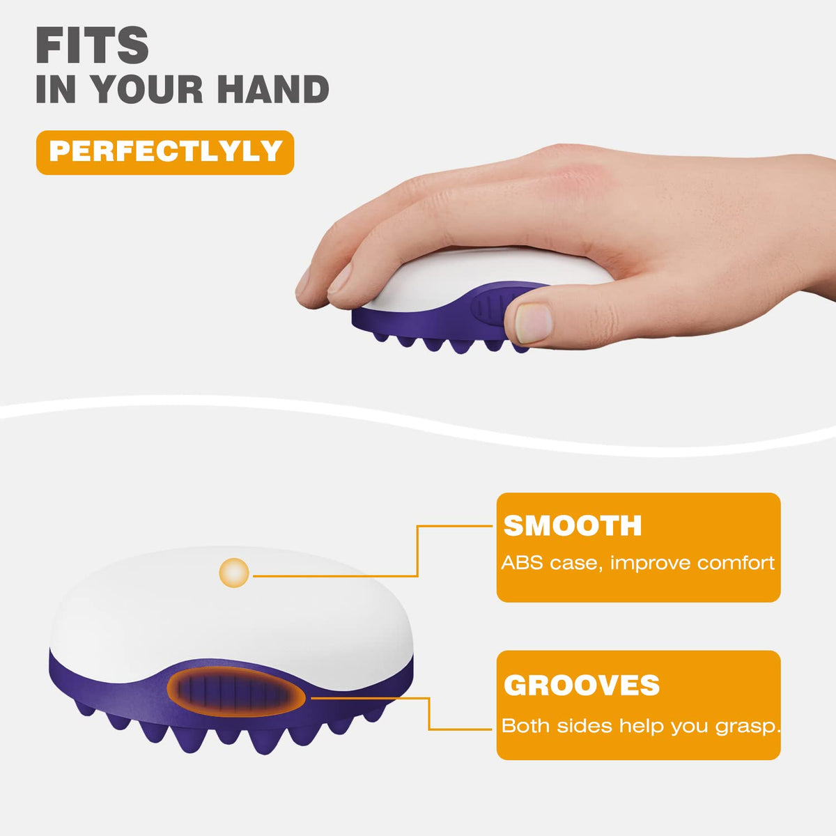 WTTORDE silicone brush with non-slip grip stays steady during use.