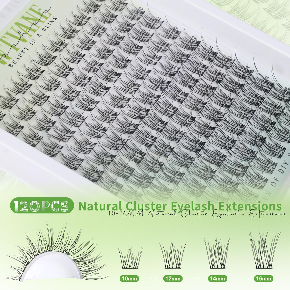 WTVANE beginner-friendly DIY lashes kit for simple at-home styling.