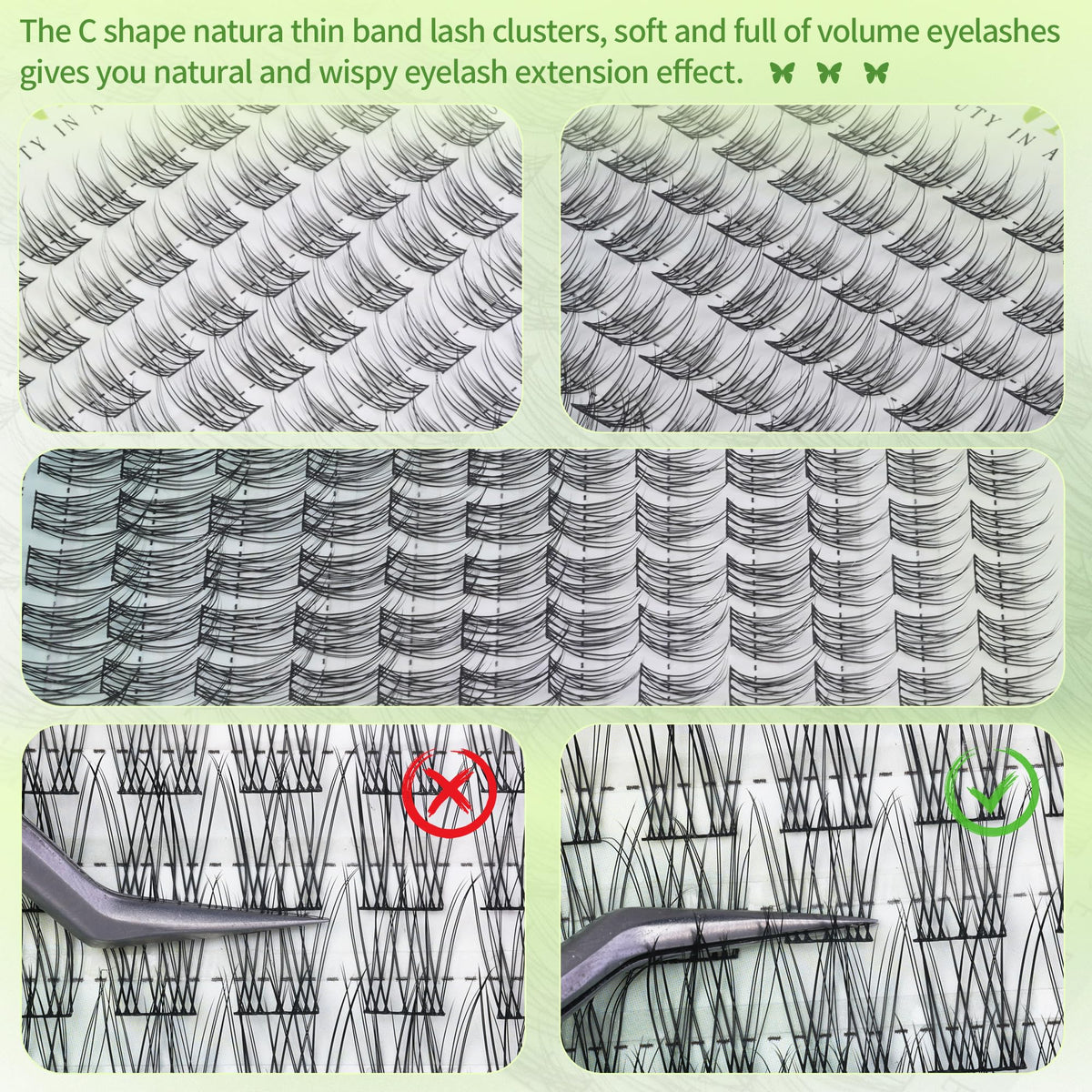 WTVANE feather-light, breathable lashes for comfortable all-day wear.