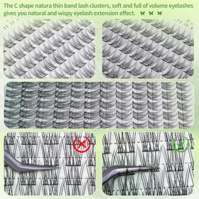 WTVANE feather-light, breathable lashes for comfortable all-day wear.
