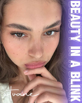 Wtvane Lash Clusters wispy outer corners for a lifted eye shape.
