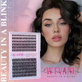 Included lash tweezers for precise placement and control