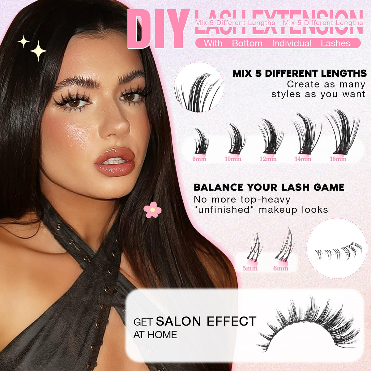 WTVANE spike-design anime look for bold, editorial eyelash style