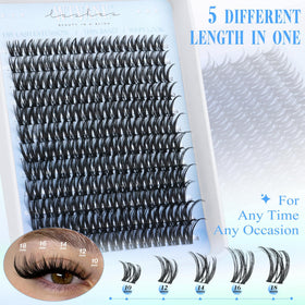 WTVANE Flora lashes featuring an ultra-thin band for seamless wear.
