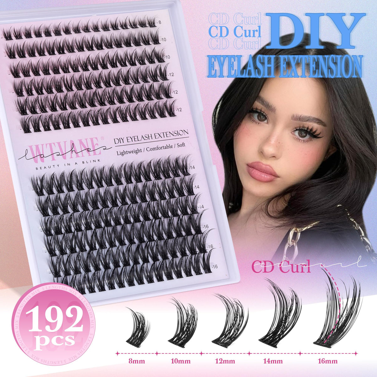 Ultra-thin band lashes blend seamlessly with natural lashes