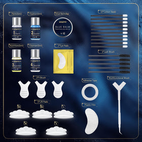 WUGOYU brow lamination kit contents ready for immediate use.