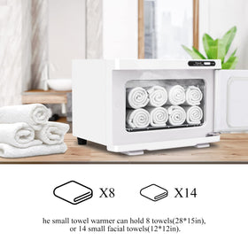 Wuissvnb professional towel warmer cabinet dimensions indicate space-saving footprint.