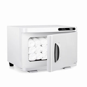 Wuissvnb professional towel warmer cabinet front view for compact spa or home use.