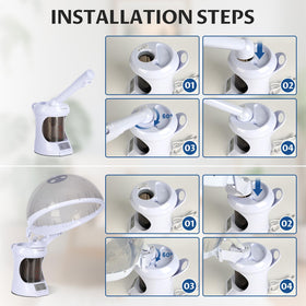 Wuissvnb retractable spray nozzle enables easy water refills