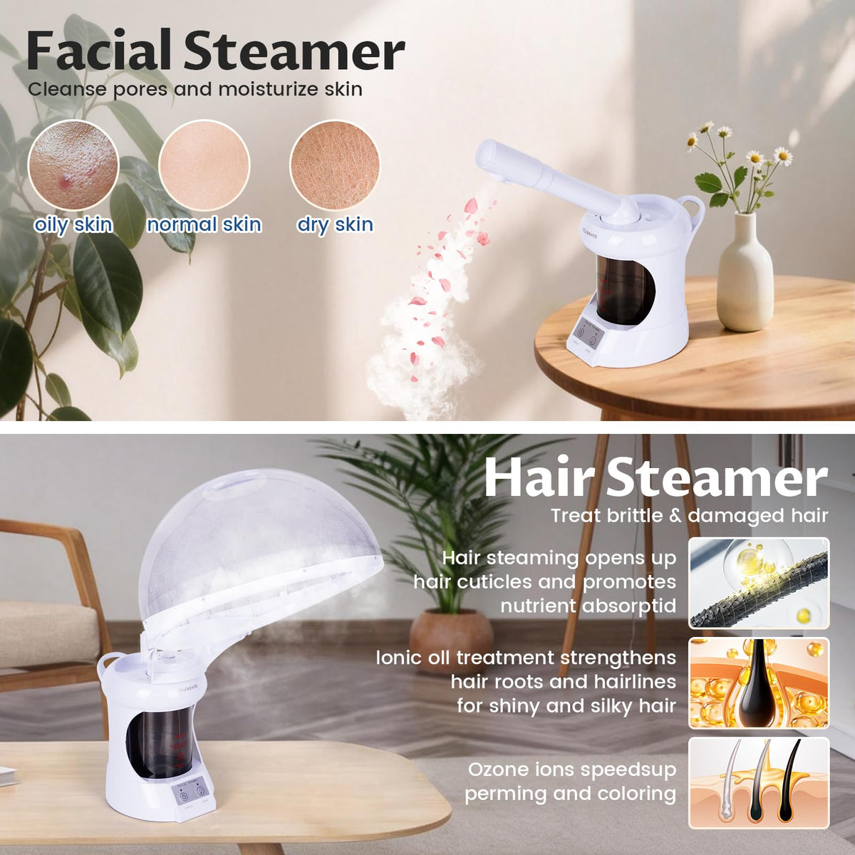 Wuissvnb steamer featuring auto off safety for worry free operation