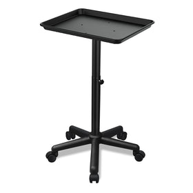 Wuissvnb salon tray on wheels enables smooth client-side mobility.
