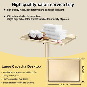 Wuissvnb salon tray quickly disassembled and installed for easy cleaning.