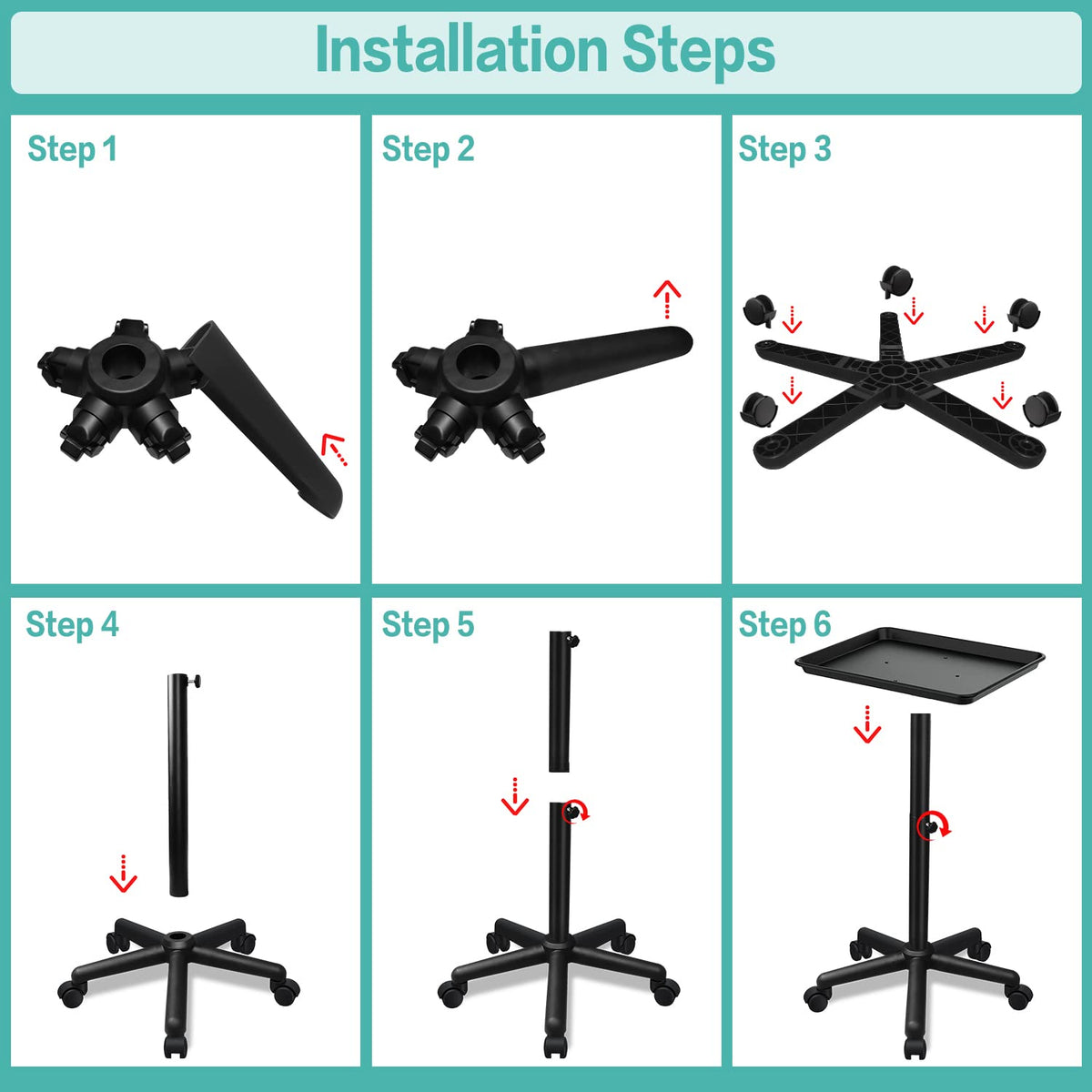 Wuissvnb tattoo station cart ready for ink sessions and portability.