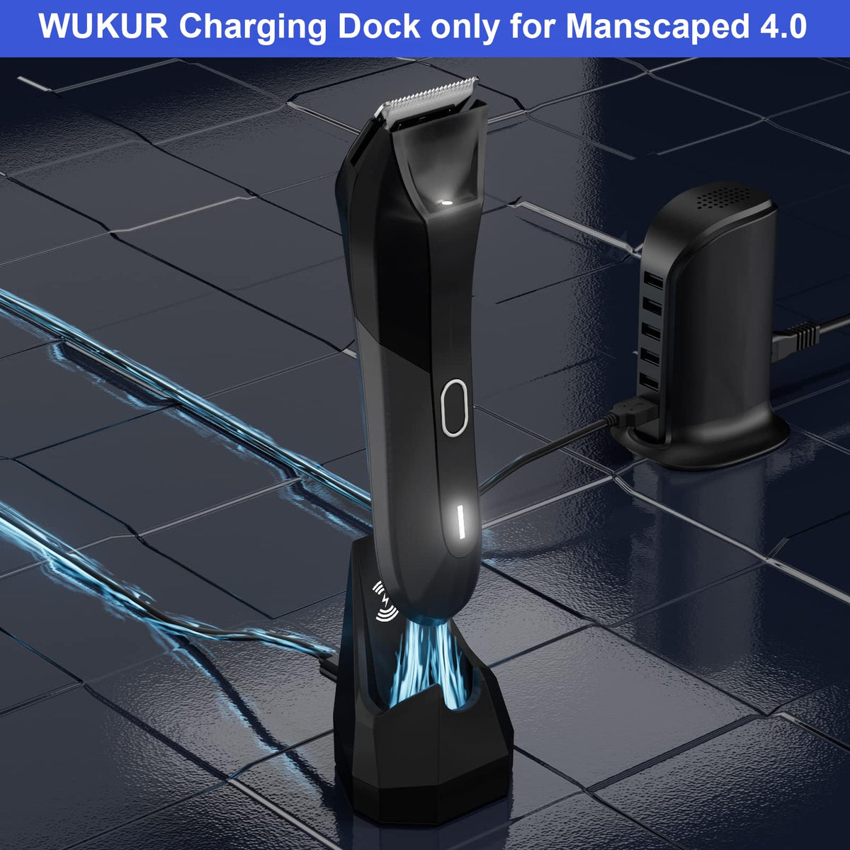 WUKUR cleaning brush attached helps remove hair after use.