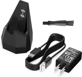 WUKUR Manscaped 4.0 dock front view ensures secure charging.
