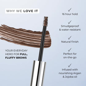 WUNDERBROW Fluffy Brow Wax swatch reveals natural fullness