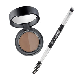 WUNDERBROW Soft Brow Define & Fill Duo compact with mirror for on-the-go touch-ups