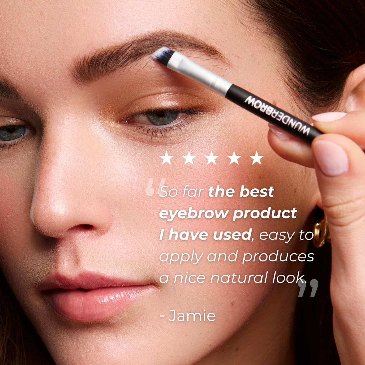 Travel-friendly Wunderbrow compact with mirror for on-the-go makeup