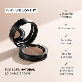 WUNDERBROW two-shade system lets you customize color or create ombre depth