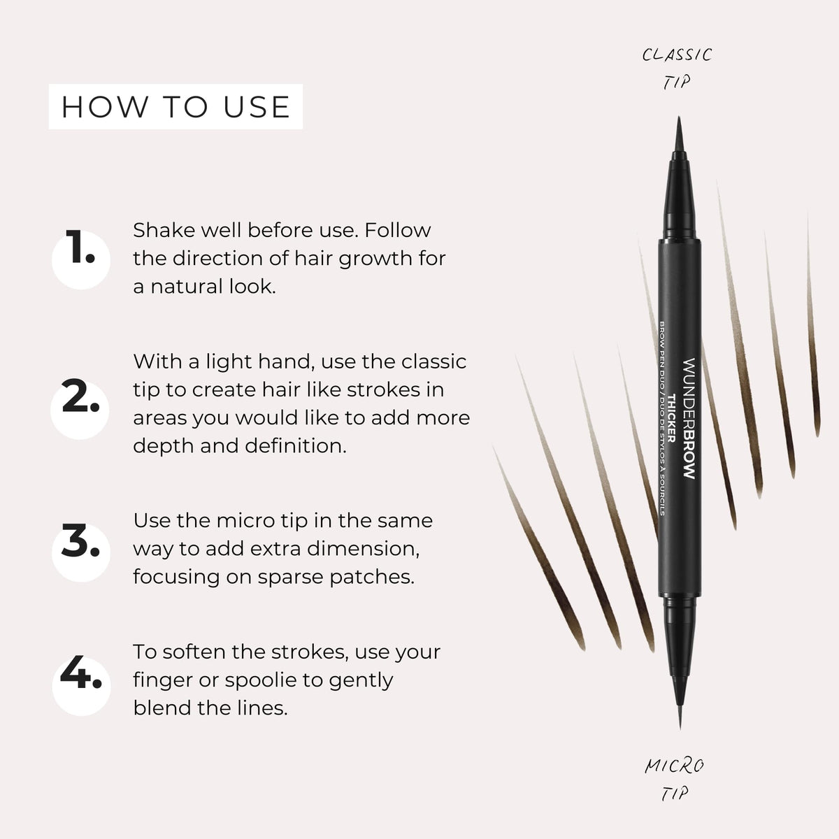 WUNDERBROW Vegan and cruelty-free formula aligns with ethical beauty.