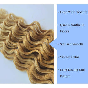 Wuqibawu deep wave bundle detail showing texture and quality