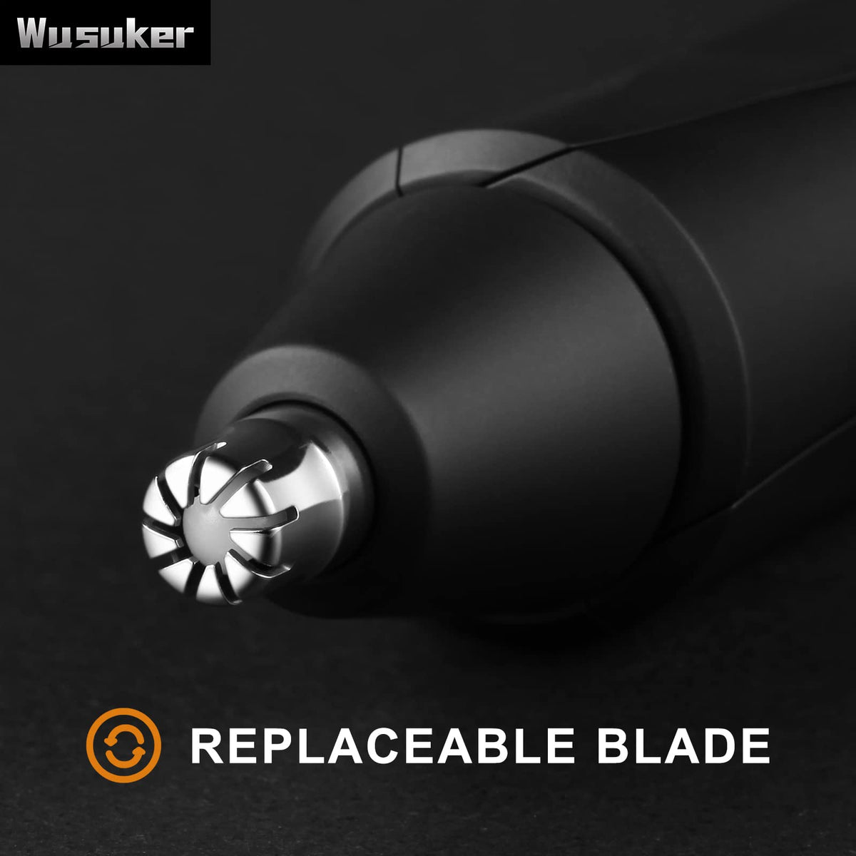 Wusuker precise 360-degree rotation helps reach hard-to-trim hairs.