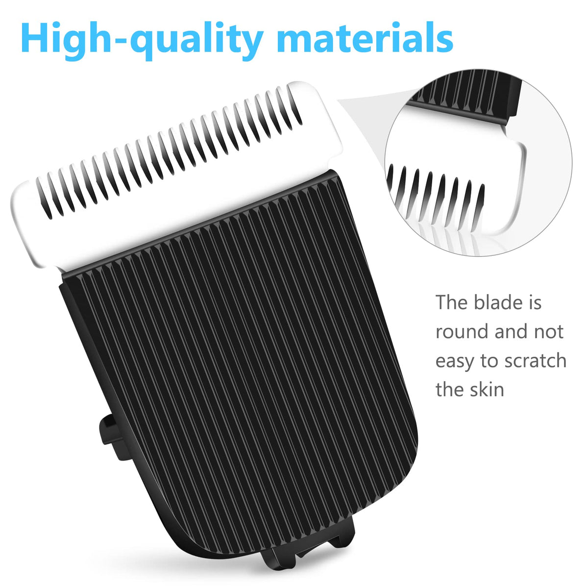 Wusuker premium blade material delivers durability and clean cuts.