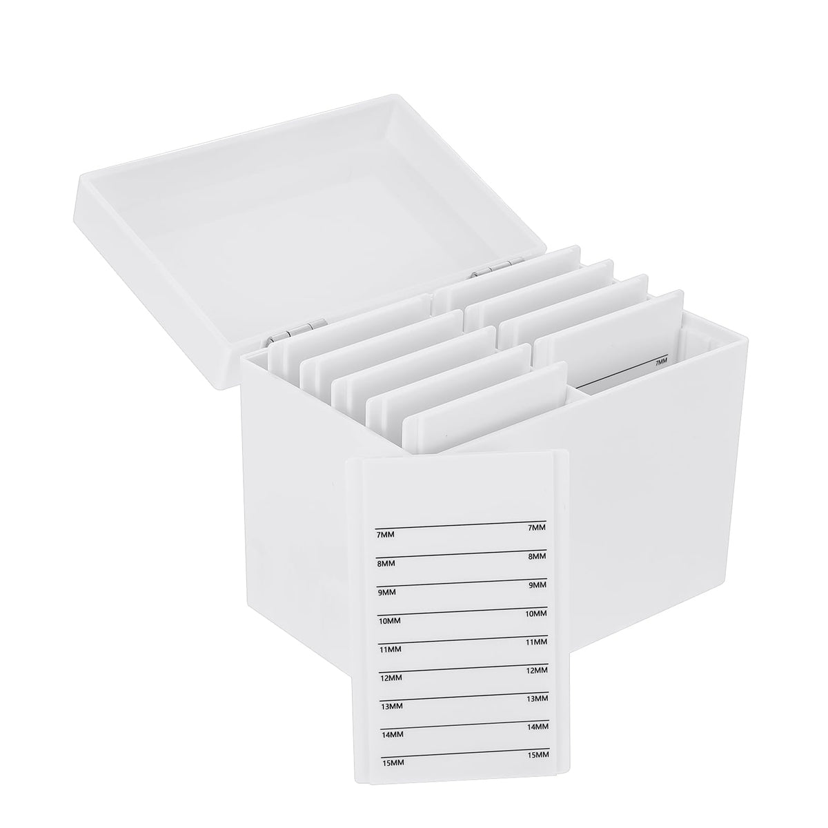 WUTFUOOO packaging includes 1x acrylic eyelash storage box for immediate use.