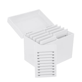 WUTFUOOO packaging includes 1x acrylic eyelash storage box for immediate use.