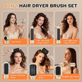 Wuven auto air curl left-right creates effortless salon curls