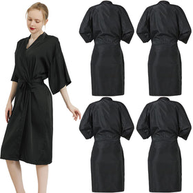 WUWEOT salon client gown pack-4 collection, ideal for comfortable client seating during service