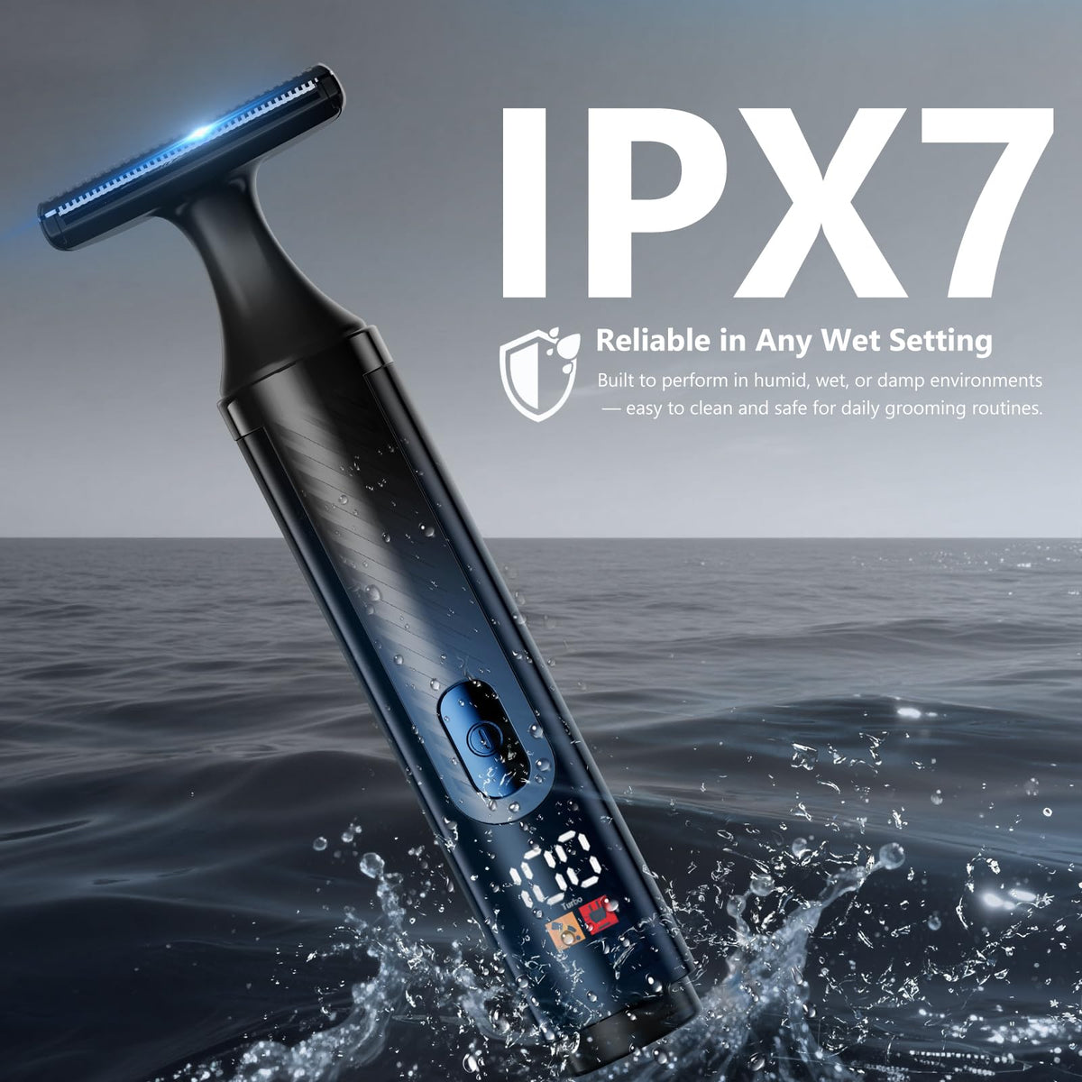 WUXO back shaver nose trimmer for facial grooming