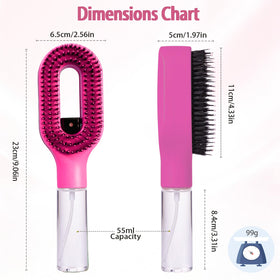 WWMovaRift travel-friendly compact brush fits your gym bag.