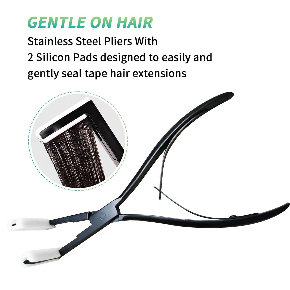 WXFHTDA Black stainless steel extension plier for durable performance.