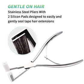 WXFHTDA hair extension padding pads for gentle, even pressure.