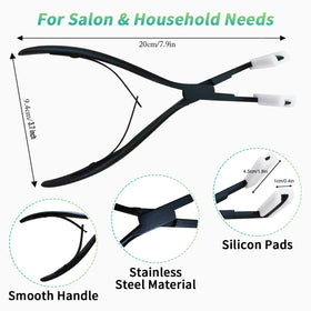 WXFHTDA Professional hair extensions tool plier for precise application.