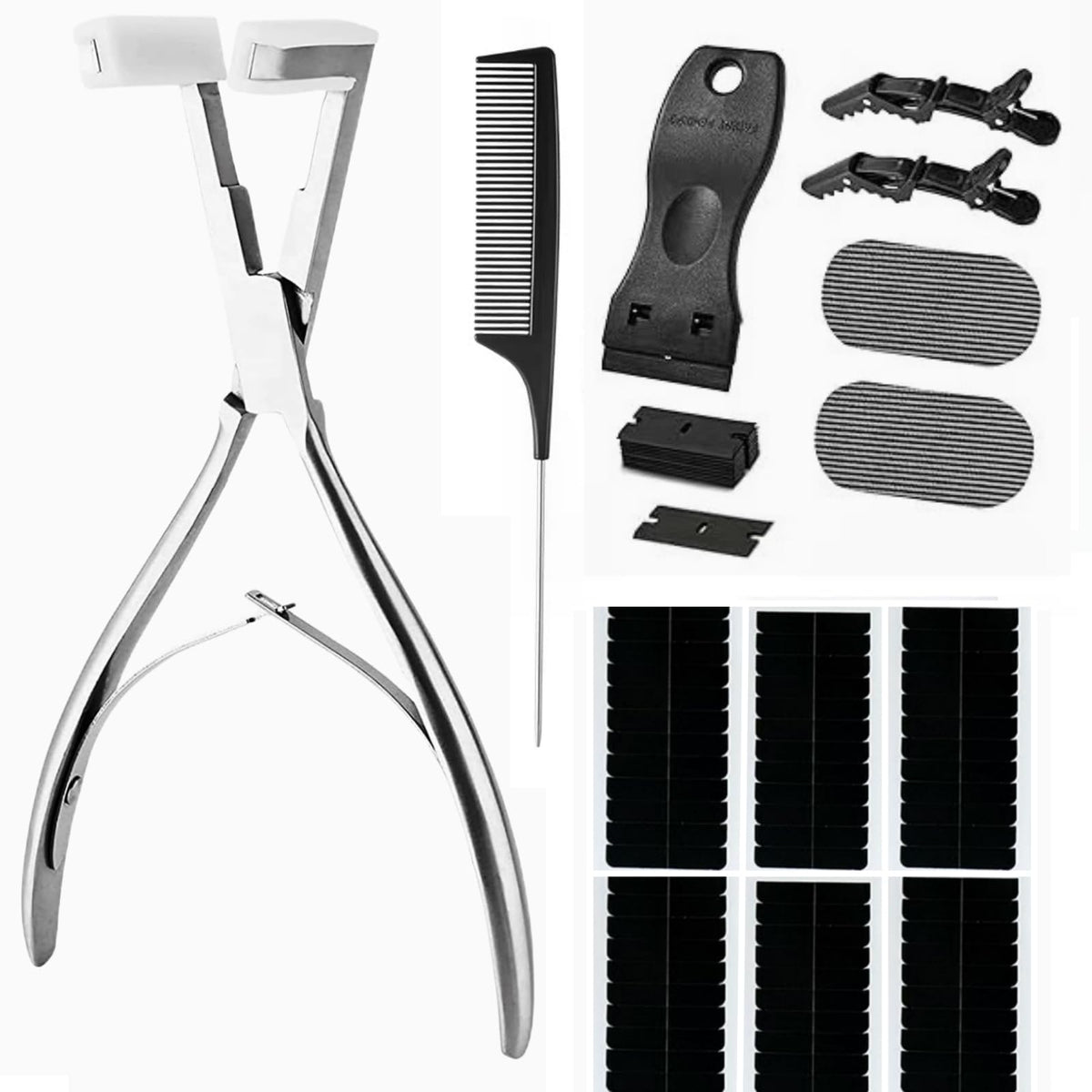 WXFHTDA tape-in hair extension pliers for secure, professional sealing.