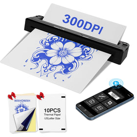 WXHOWXH tattoo stencil printer on the go delivering crisp inkless stencils.