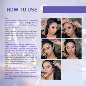 WXYINSPAS face tape application guide for easy use