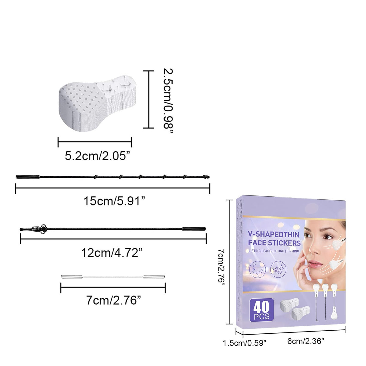 WXYINSPAS neck, eye and jawline lift for defined look