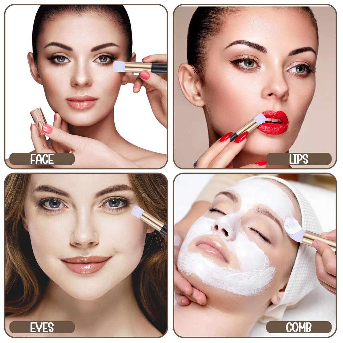 Lash brush for nose pore cleansing and makeup residue removal using WY LIGHTING LEVEL.