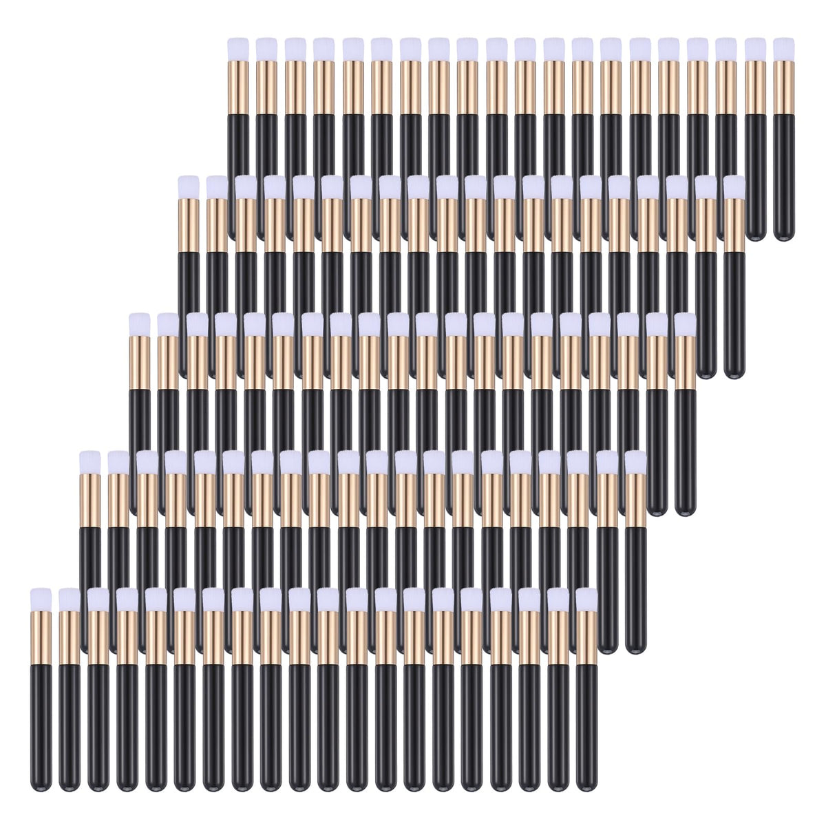 Soft nylon bristles on WY LIGHTING LEVEL lash brush glide gently on skin.