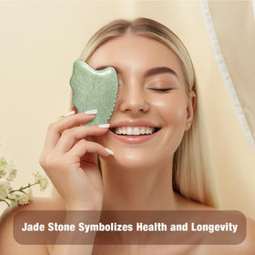WYGOAKG Facial massage promoting lymphatic drainage routine.