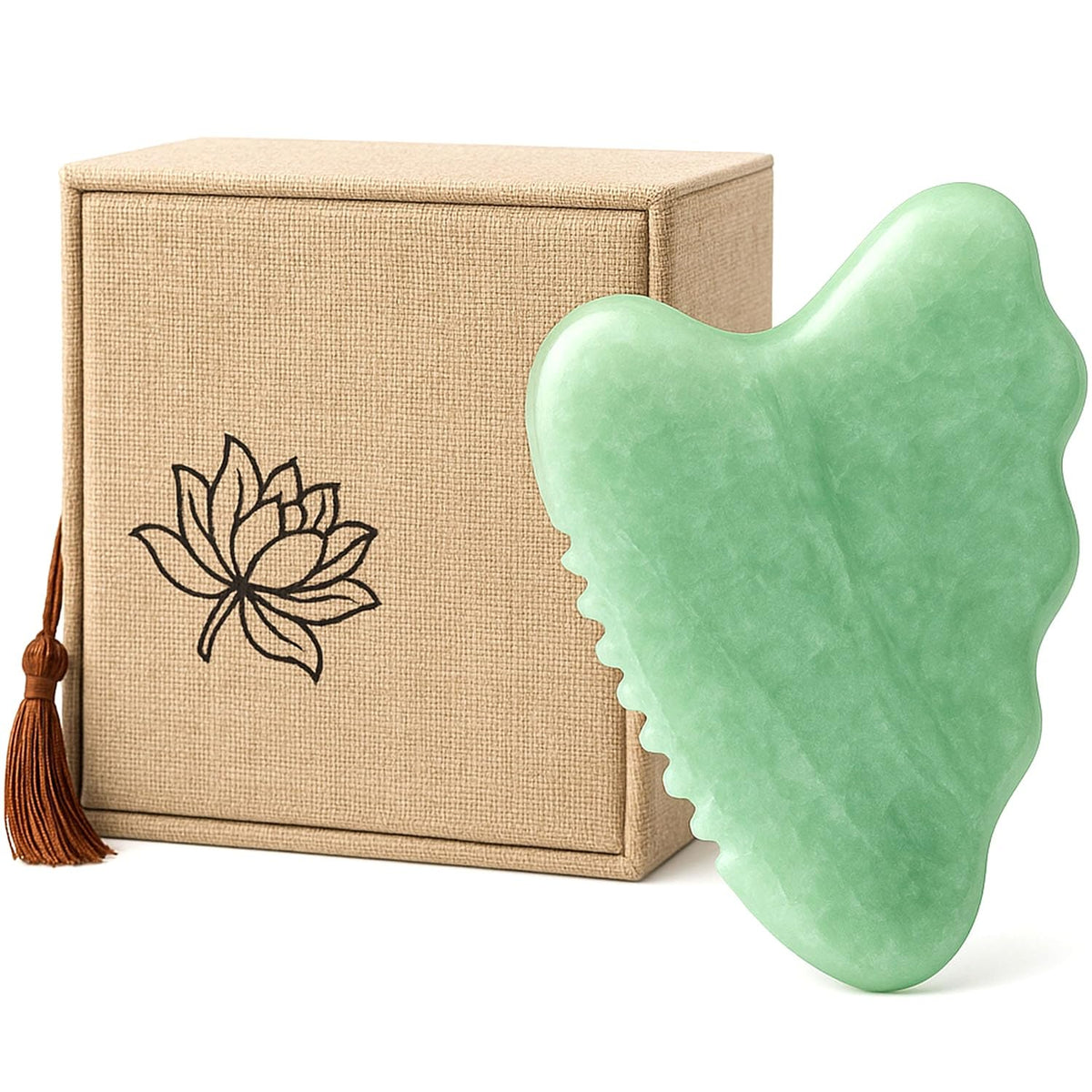 WYGOAKG Gua Sha facial tool for smooth contours.