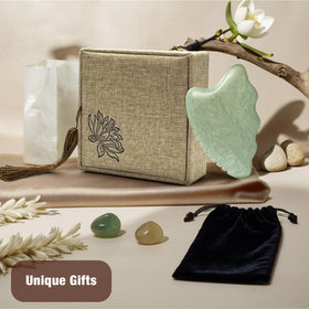 WYGOAKG Spa-like self-care routine with gua sha.