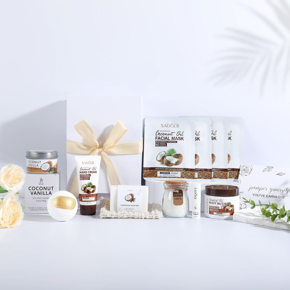 WYHABYZ coconut body butter nourishes dry skin with rich moisture